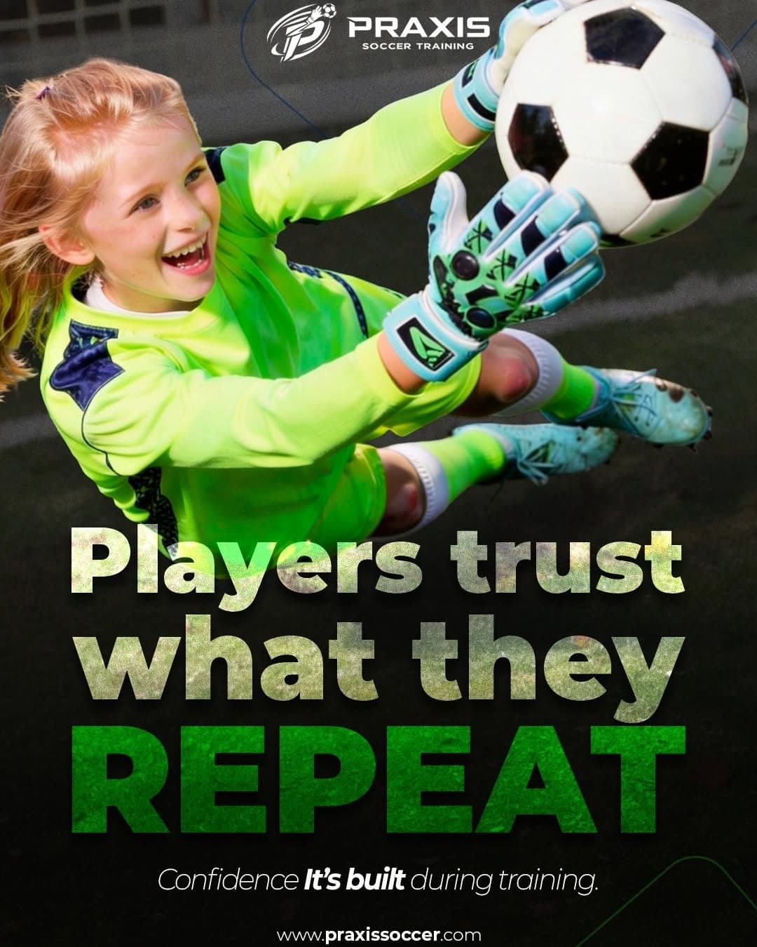 Players trust what they repeat — confidence is built during training
